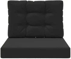 Lauko sofa pagalvėlė Poliesteris Juoda 60 x 60 cm