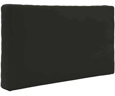 Lauko sofa pagalvėlė Poliesteris Juoda 80 x 80 cm