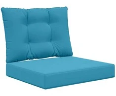 Lauko sofa pagalvėlė 2 pcs Karališka mėlyna Poliesteris
