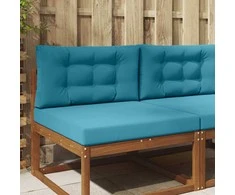 Lauko sofa pagalvėlė 2 pcs Karališka mėlyna Poliesteris