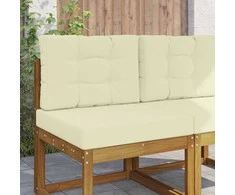 Lauko sofa pagalvėlė 2 pcs Kreminė Poliesteris