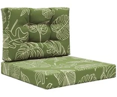 Lauko sofa pagalvėlė 2 pcs Lapų dizainas Poliesteris