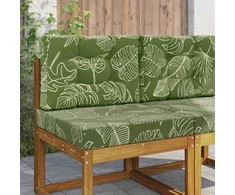 Lauko sofa pagalvėlė 2 pcs Lapų dizainas Poliesteris