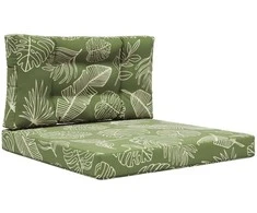 Lauko sofa pagalvėlė 2 pcs Lapų dizainas Poliesteris
