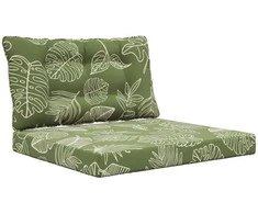 Lauko sofa pagalvėlė 2 pcs Lapų dizainas Poliesteris