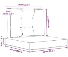 Lauko sofa pagalvėlė Poliesteris Lapų raštas 60 x 60 cm