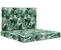Lauko sofa pagalvėlė 2 pcs Lapų raštas Poliesteris