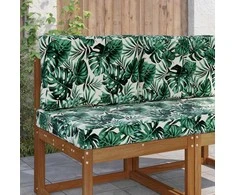Lauko sofa pagalvėlė 2 pcs Lapų raštas Poliesteris