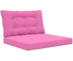 Lauko sofa pagalvėlė 2 pcs Rožinė Poliesteris