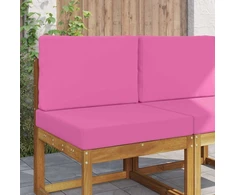 Lauko sofa pagalvėlė 2 pcs Rožinė Poliesteris