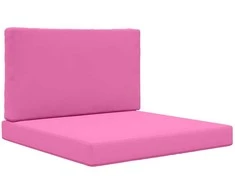 Lauko sofa pagalvėlė 2 pcs Rožinė Poliesteris