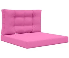 Lauko sofa pagalvėlė 2 pcs Rožinė Poliesteris