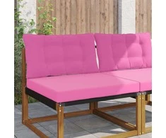 Lauko sofa pagalvėlė 2 pcs Rožinė Poliesteris