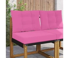 Lauko sofa pagalvėlė 2 pcs Rožinė Poliesteris