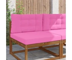 Lauko sofa pagalvėlė 2 pcs Rožinė Poliesteris