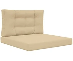 Lauko sofa pagalvėlė 2 pcs Smėlio Poliesteris