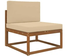 Lauko sofa pagalvėlė Poliesteris Smėlio 80 x 80 cm