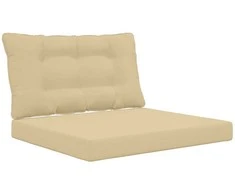 Lauko sofa pagalvėlė 2 pcs Smėlio Poliesteris