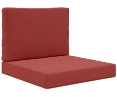 Lauko sofa pagalvėlė 2 pcs Vyno raudonumo Poliesteris
