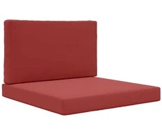 Lauko sofa pagalvėlė 2 pcs Vyno raudonumo Poliesteris