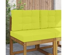 Lauko sofa pagalvėlė 2 pcs Žalia Poliesteris