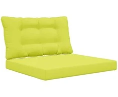 Lauko sofa pagalvėlė 2 pcs Žalia Poliesteris