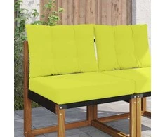 Lauko sofa pagalvėlė 2 pcs Žalia Poliesteris