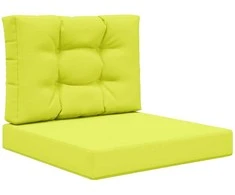 Lauko sofa pagalvėlė 2 pcs Žalia Poliesteris