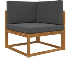 Lauko sofa pagalvėlė 3 pcs Antracitas Poliesteris
