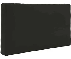 Lauko sofa pagalvėlė Poliesteris Juoda 80 x 80 cm