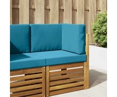 Lauko sofa pagalvėlė 3 pcs Karališka mėlyna Poliesteris