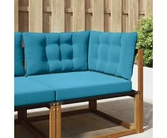 Lauko sofa pagalvėlė 3 pcs Karališka mėlyna Poliesteris
