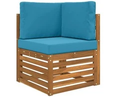 Lauko sofa pagalvėlė 3 pcs Karališka mėlyna Poliesteris