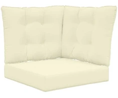 Lauko sofa pagalvėlė Poliesteris Kreminė 50,5 x 50,5 cm