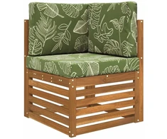 Lauko sofa pagalvėlė Poliesteris Lapų dizainas 60 x 60 cm