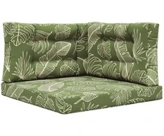 Lauko sofa pagalvėlė 3 pcs Lapų dizainas Poliesteris