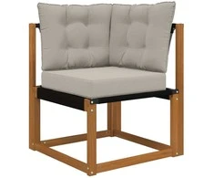 Lauko sofa pagalvėlė 3 pcs Pilka Poliesteris