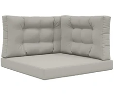 Lauko sofa pagalvėlė Poliesteris Pilka 80 x 80 cm