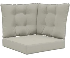 Lauko sofa pagalvėlė Poliesteris Pilka 50,5 x 50,5 cm