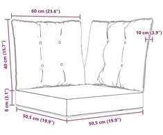 Lauko sofa pagalvėlė Poliesteris Raudona 50,5 x 50,5 cm