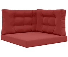 Lauko sofa pagalvėlė Poliesteris Vyno raudonumo 80 x 80 cm