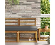 Lauko sofa pagalvėlė Antracitas 60 x 60 x 8 cm Poliesteris