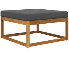 Lauko sofa pagalvėlė Antracitas 80 x 80 x 8 cm Poliesteris