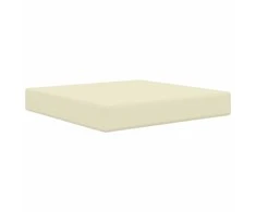 Lauko sofa pagalvėlė Kreminė 60 x 60 x 8 cm Poliesteris