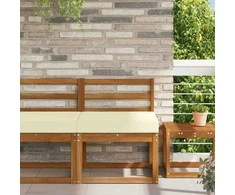 Lauko sofa pagalvėlė Kreminė 60 x 60 x 8 cm Poliesteris