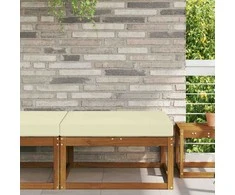 Lauko sofa pagalvėlė Kreminė 80 x 80 x 8 cm Poliesteris