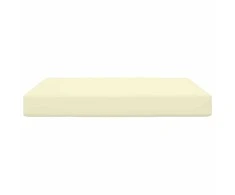 Lauko sofa pagalvėlė Poliesteris Kreminė 80 x 80 cm