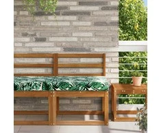 Lauko sofa pagalvėlė Lapų raštas 60 x 60 x 8 cm Poliesteris
