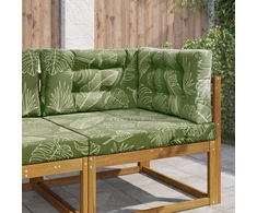 Lauko sofa pagalvėlė Poliesteris Lapų dizainas 80 x 80 cm