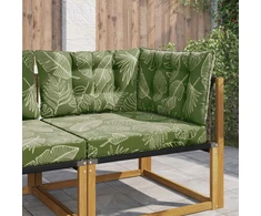 Lauko sofa pagalvėlė Poliesteris Lapų dizainas 68,5 x 68,5 cm